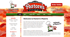 Desktop Screenshot of pastorespizza.com